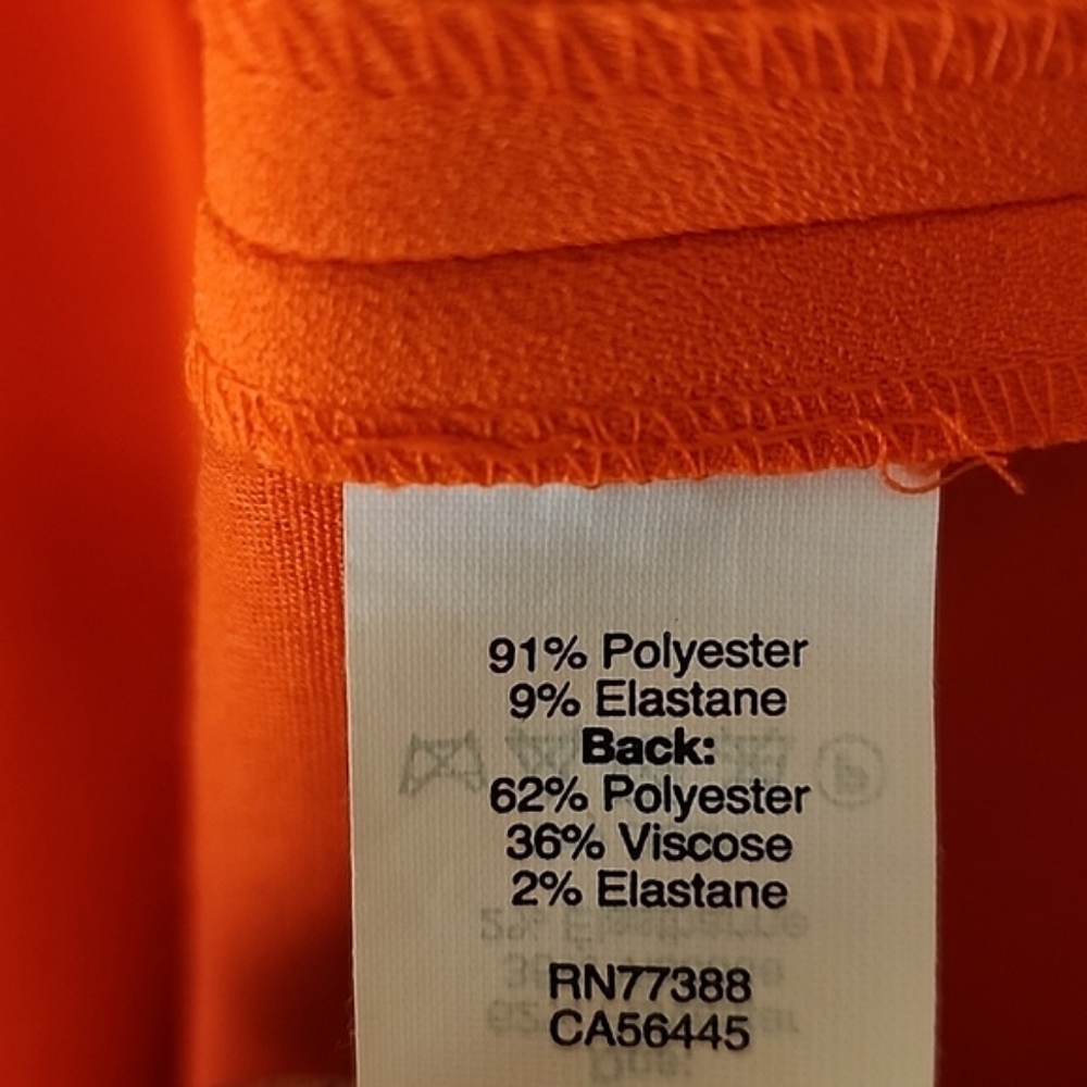 J. Crew Factory Orange Lazer-Cut Shiftdress - Picture 9 of 10